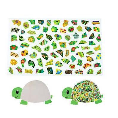 Giant Mosaic Turtle Sticker Scenes