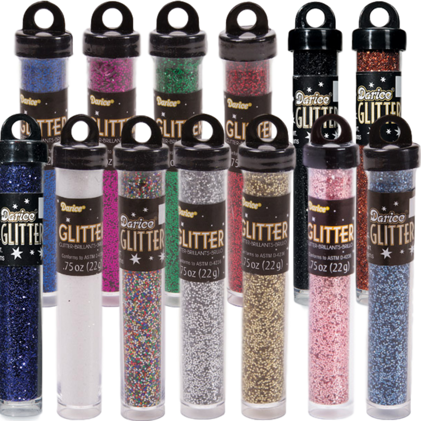 Glitter Tubes - Basic Colors 