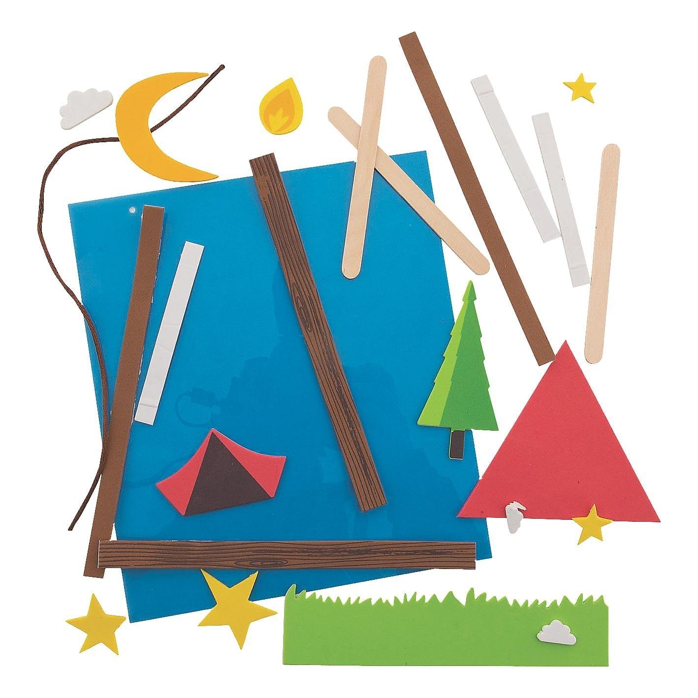 Hanging Camp Scene Craft Kit (12 Pack) - EconoCrafts