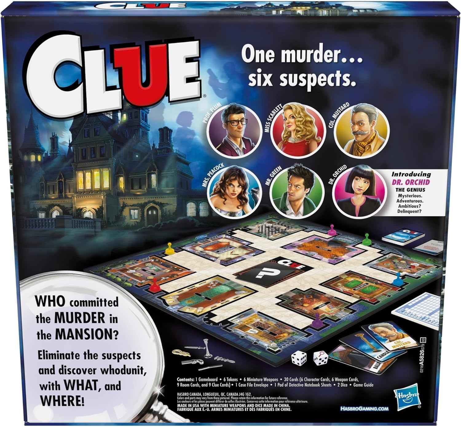 hasbro clue game