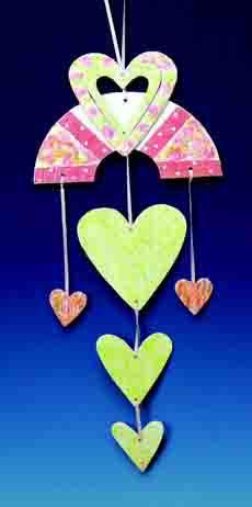 DIY Heart-to-Heart Mobiles (12 Pack) - EconoCrafts