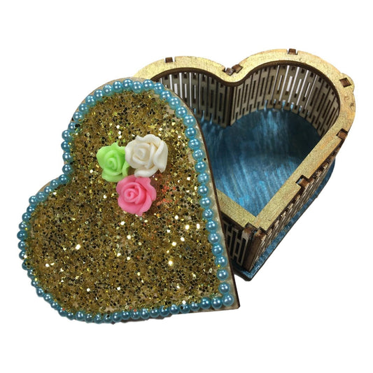 Wooden Heart Boxes (10 Pack) - EconoCrafts