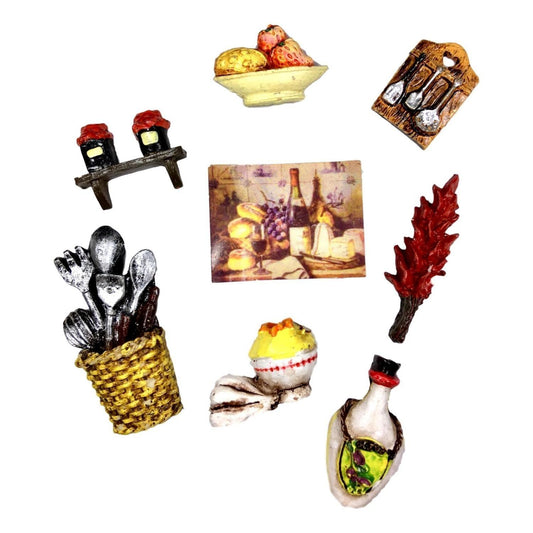Miniature Kitchen Pieces (Set of 8) - EconoCrafts