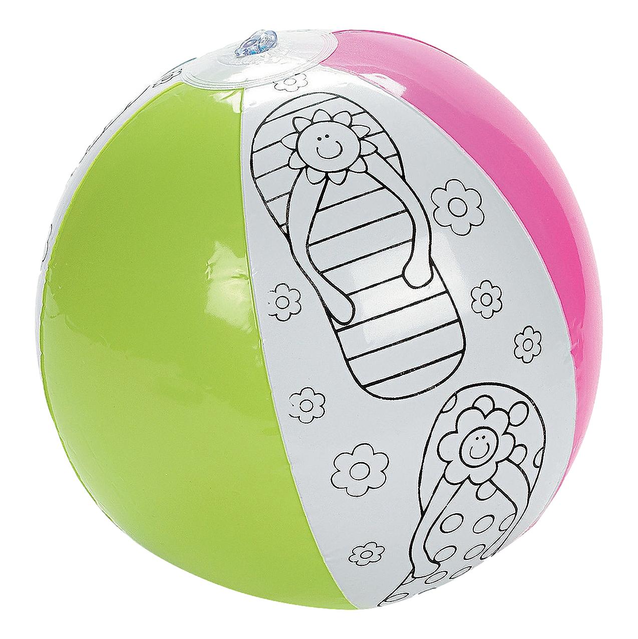 CYO Inflatable Flip Flop Beach Balls (12 Pack)