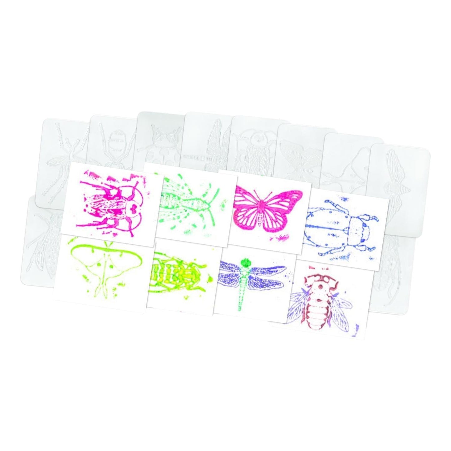 Insects Rubbing Plates (Set of 16) - EconoCrafts