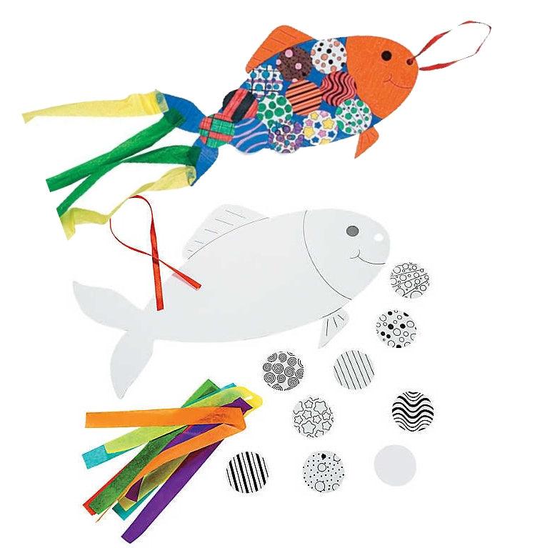 DIY Japanese Fish Mobiles (12 Pack) - EconoCrafts