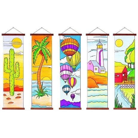 Decorative Wall Hangings - Scenic (25 Pack) - EconoCrafts