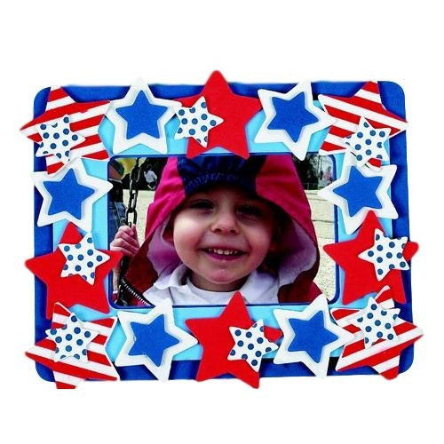 DIY Patriotic Picture Frame Magnets 