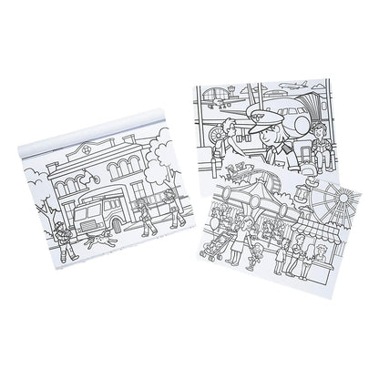 Jumbo Coloring Pad - Town - EconoCrafts