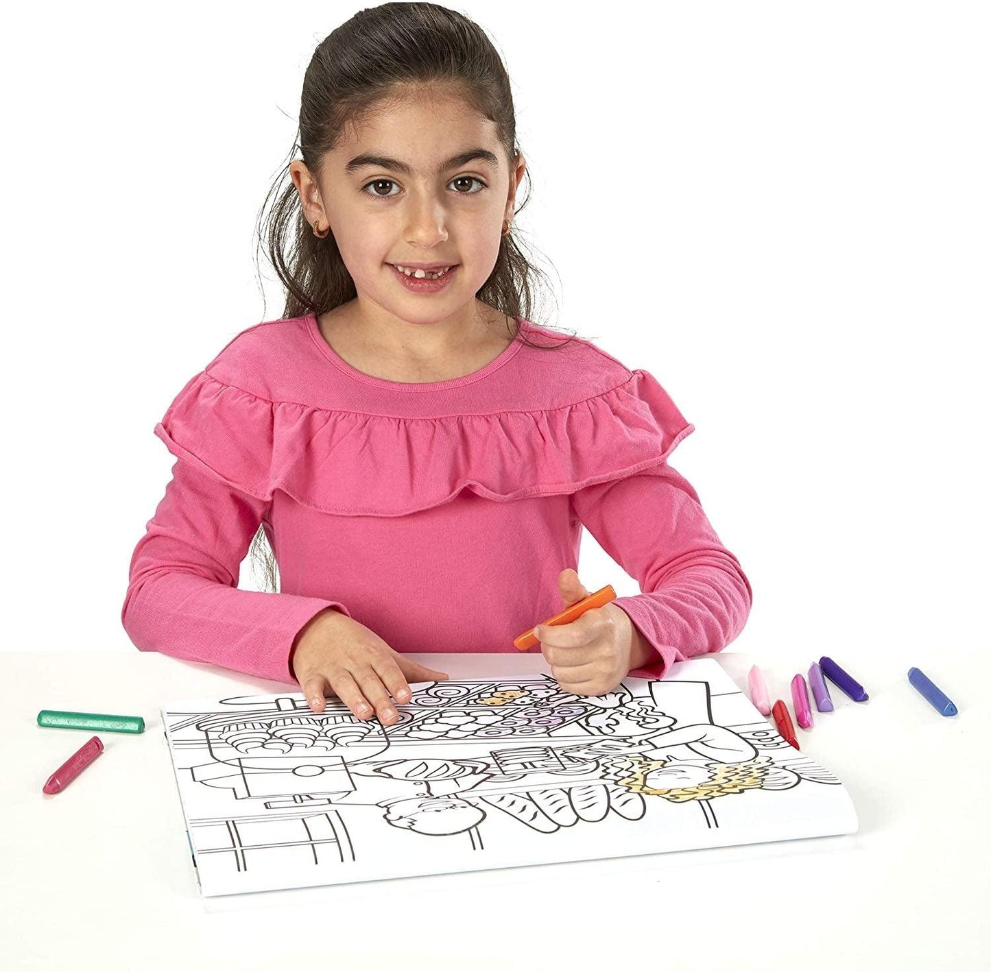 Jumbo Coloring Pad - Town - EconoCrafts