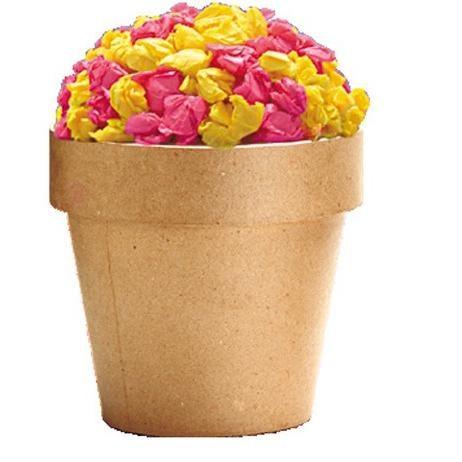 Paper Mache Flower Pots - 3" (12 Pack) - EconoCrafts