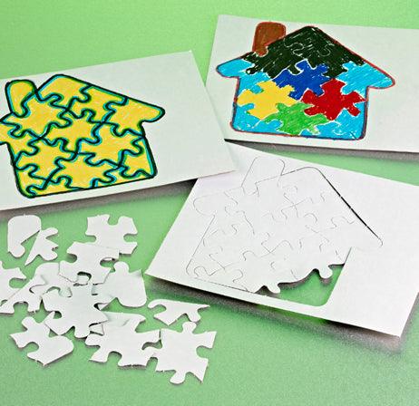 DIY My House Puzzles (12 Pack) - EconoCrafts