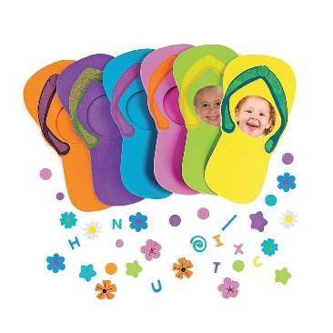 Flip Flop Picture Frames (12 Pack) - EconoCrafts