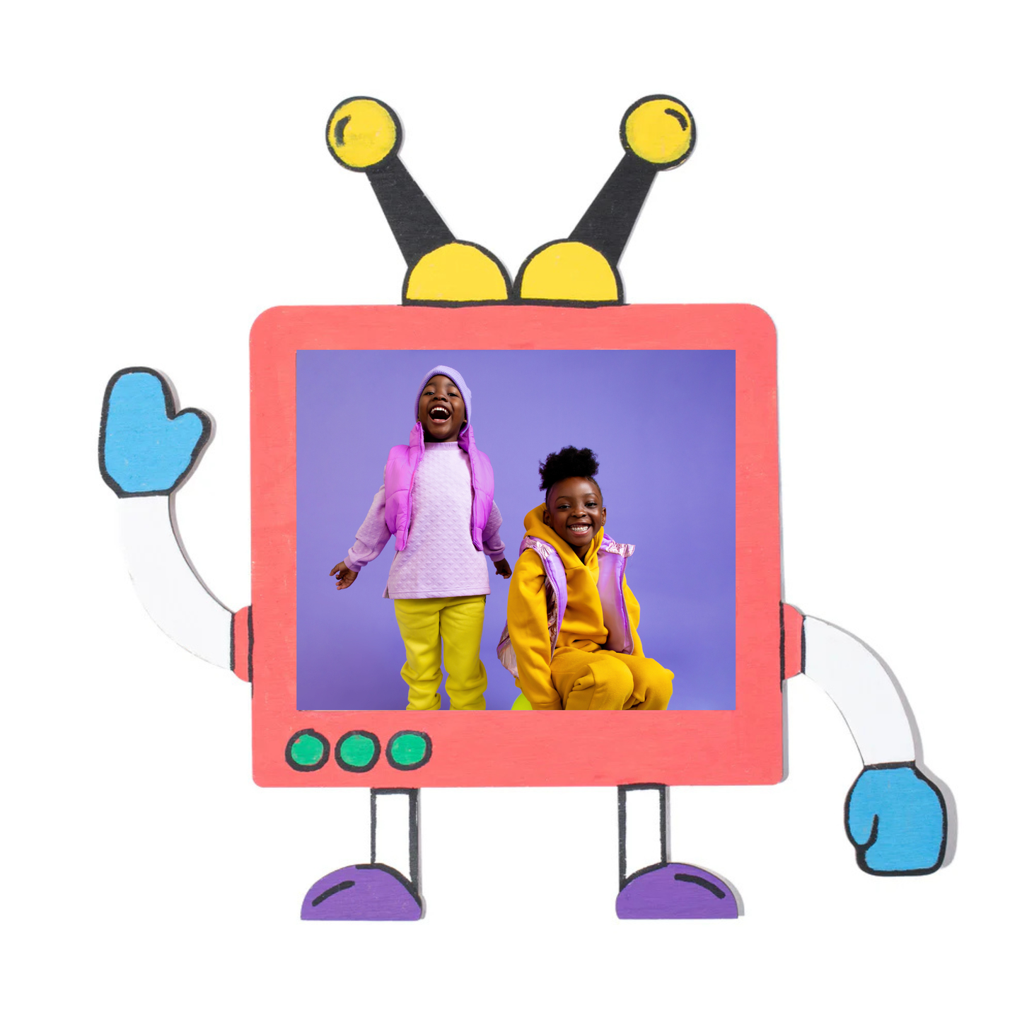 DIY Robot Picture Frames (12 Pack)