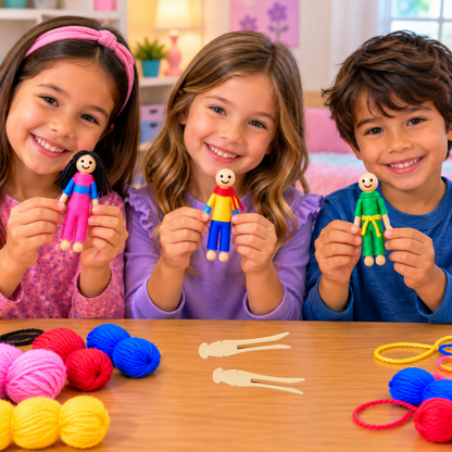 DIY Worry Dolls Craft Kit (48 Pack)