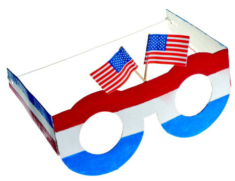 DIY 4th of July Glasses 