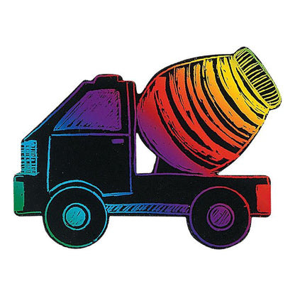 Scratch Art Trucks (24 Pack)
