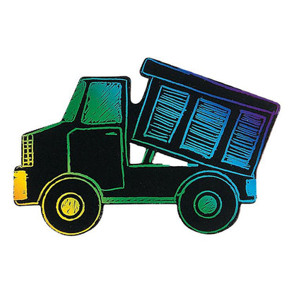 Scratch Art Trucks (24 Pack)