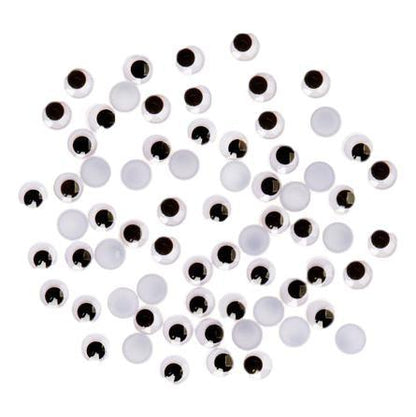 Googly Eyes - 7 mm (144 Pack) - EconoCrafts