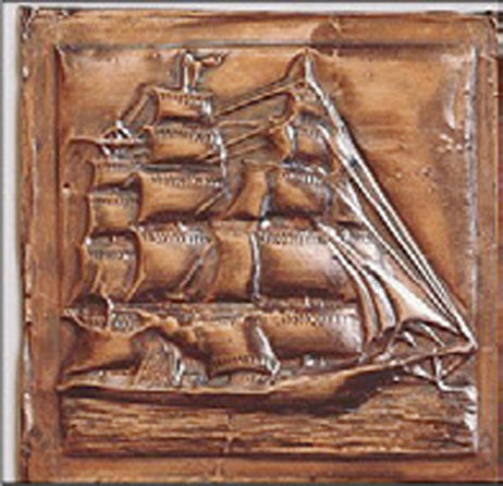 Plastic Molds for Foil Art - Sail Ship 