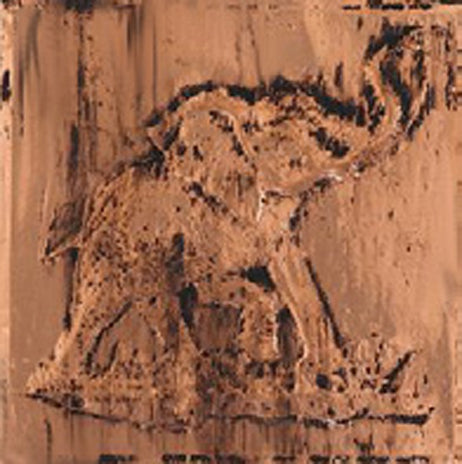 Plastic Molds for Foil Art - Elephant 