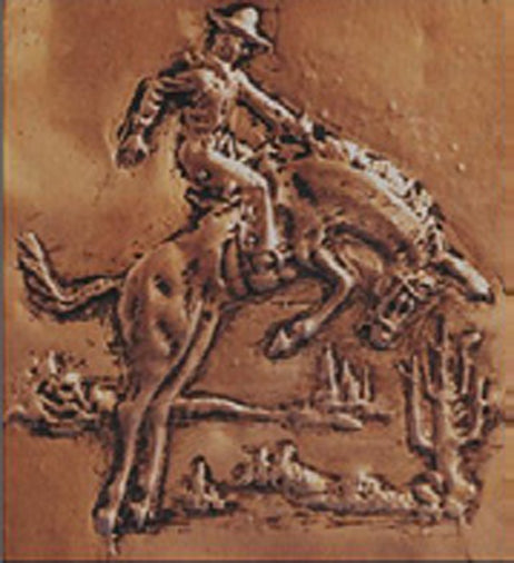 Plastic Molds for Foil Art - Cowboy 