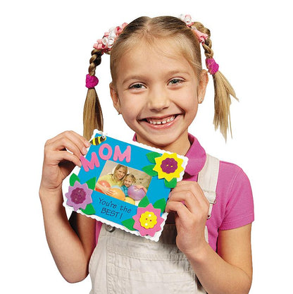 Mom Picture Frame Magnet Craft Kit (12 Pack)