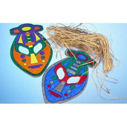DIY Multicultural Masks (24 Pack) - EconoCrafts