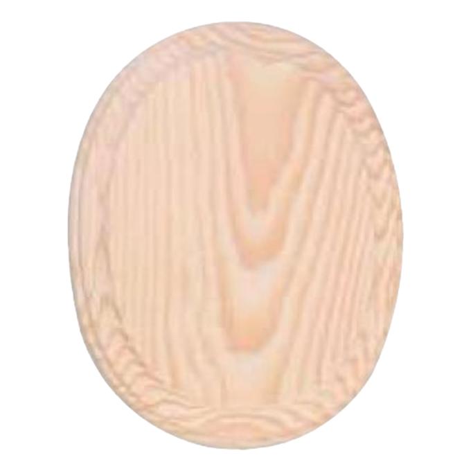 Wooden Plaques - Oval, 3" x 5" (12 Pack)