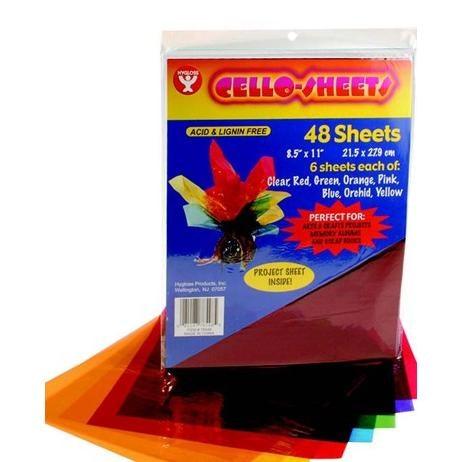 Diffusion Cellophane Paper Cellophane Sheets (48 Sheets) – EconoCrafts