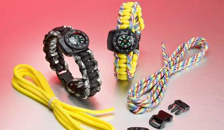 DIY Paracord Compass Bracelet (12 Pack) - EconoCrafts