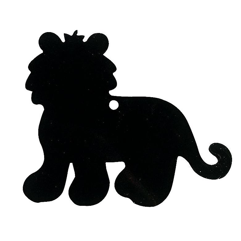 Scratch Art Safari Animals Ornaments (24 Pack)