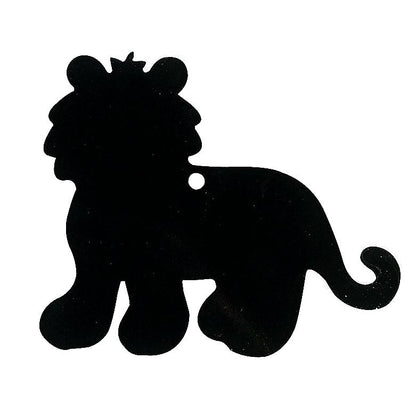 Scratch Art Safari Animals Ornaments (24 Pack)