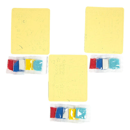 Patriotic Sand Art Pictures (24 Pack)