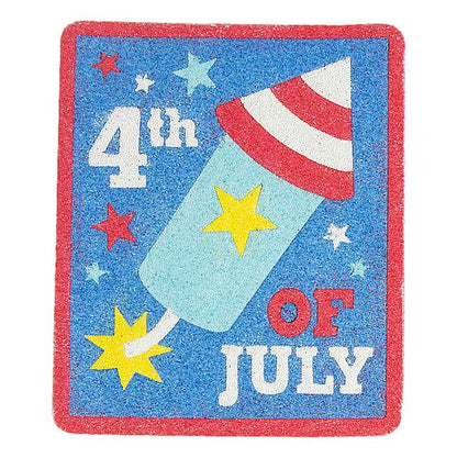 Patriotic Sand Art Pictures (24 Pack)