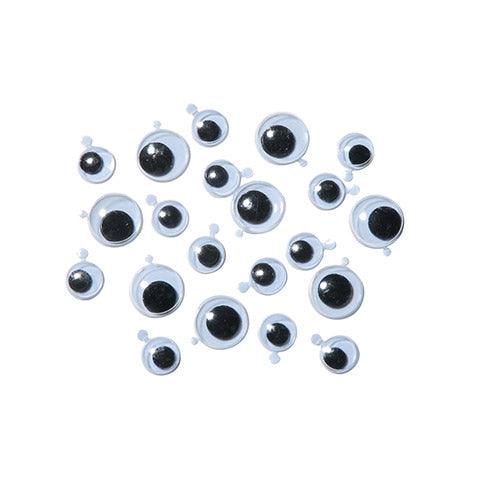 Self-Adhesive Black Googly Eyes (160 Pack) - EconoCrafts