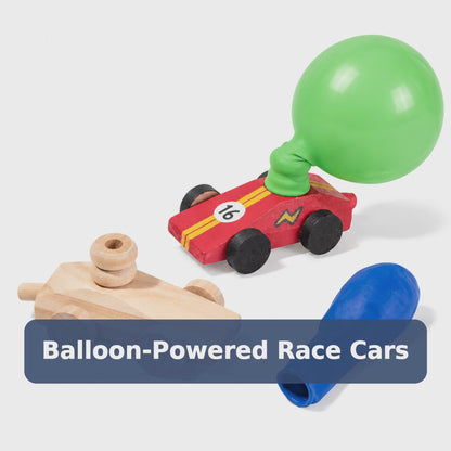 Balloon-Powered Race Cars (12 Pack)