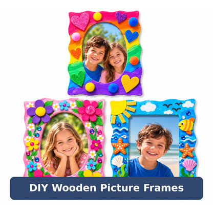 DIY Wooden Picture Frames - 6" X 8" (12 Pack)