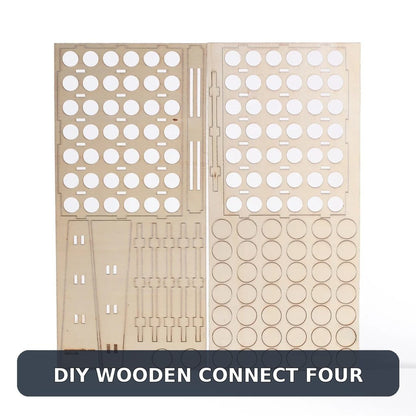 DIY Wooden Connect 4 (12 Pack)