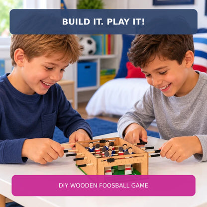 DIY Foosball Game Craft Kit (10 Pack)