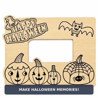 CYO Halloween Pumpkin Picture Frame