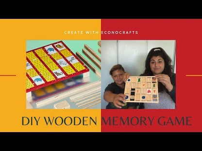 DIY Wooden Memory Game - Each