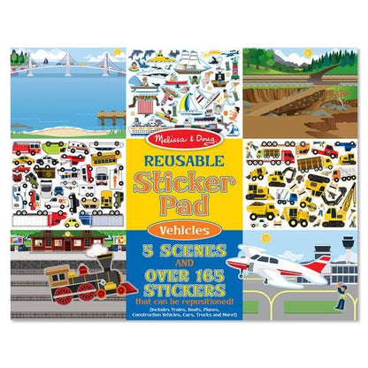 Reusable Sticker Pad - Vehicles - EconoCrafts