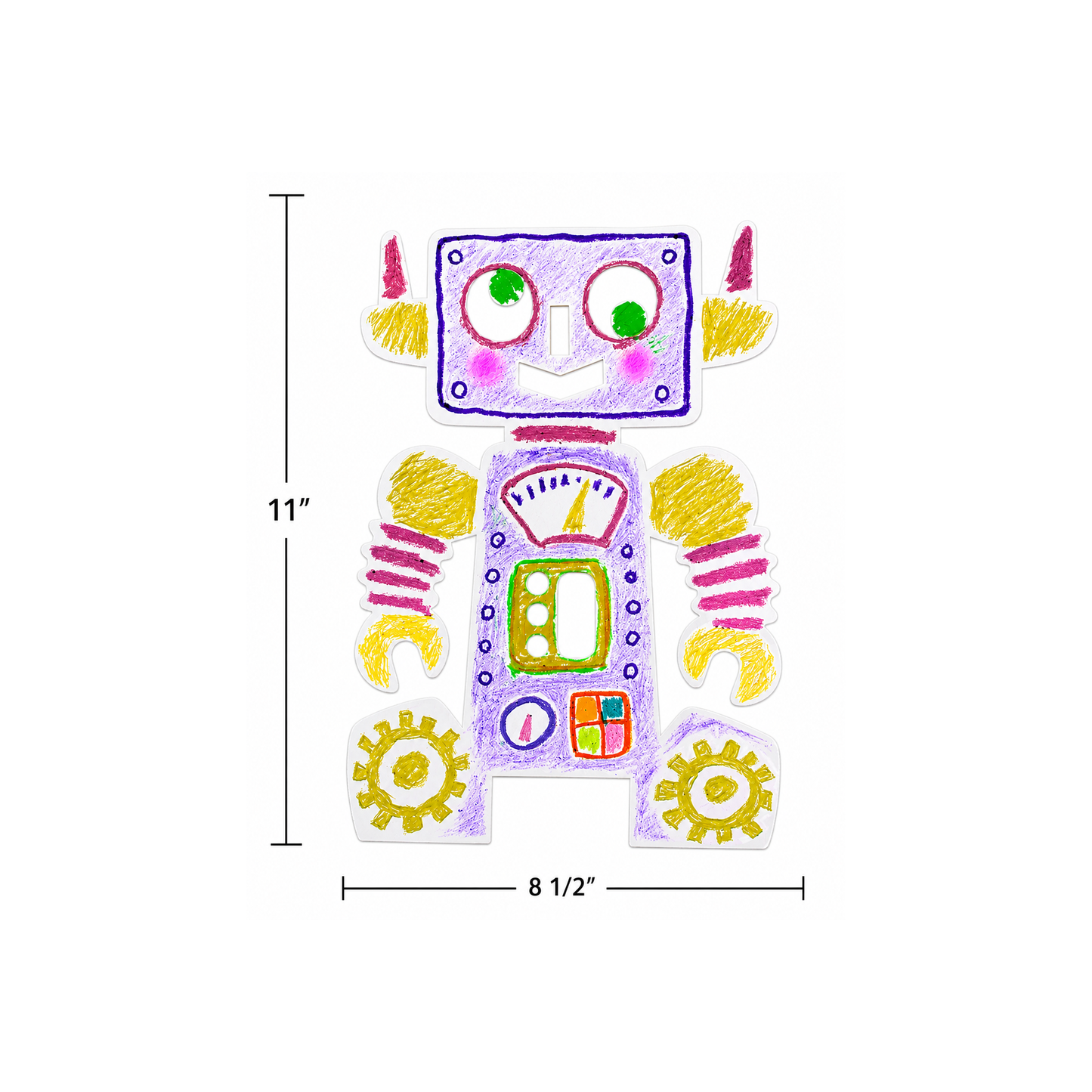 DIY Stand-Up Robots (24 Pack)