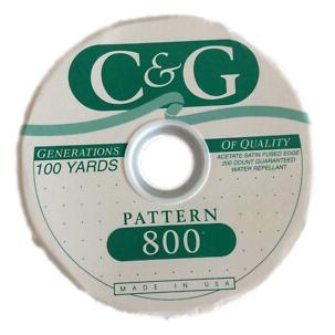 C&G Acetate Fused Edge Ribbon - Orange (1.5" x 100 yd)