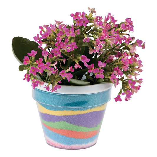 Sand Art Flower Pots (12 Pack)