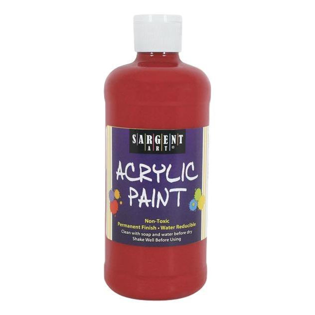 Acrylic Paint - 8 oz - Red - EconoCrafts
