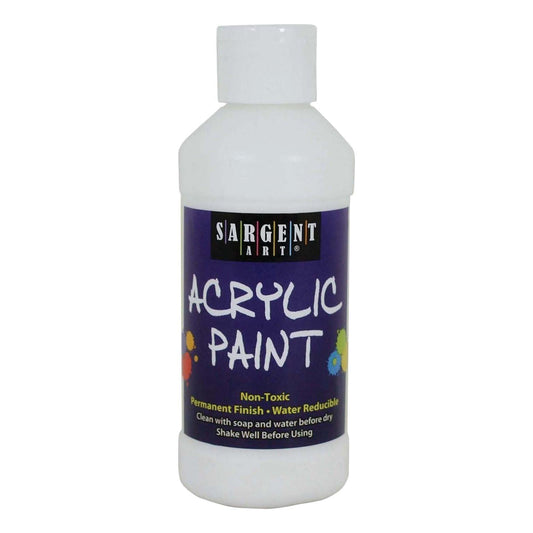 Acrylic Paint - 8 oz - White - EconoCrafts