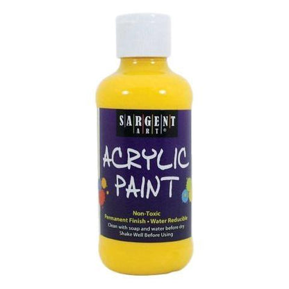 Acrylic Paint - 8 oz - Yellow - EconoCrafts