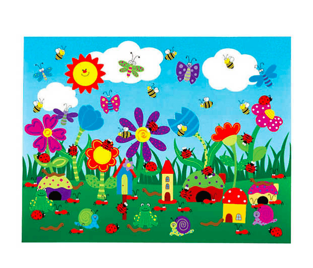 Flower Garden Sticker Scenes (12 Pack) - EconoCrafts